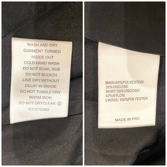 NWT Keepsake the Label “Innocent Awakening” Black Gold Cocktail Dress Size Small - Picture 12 of 12